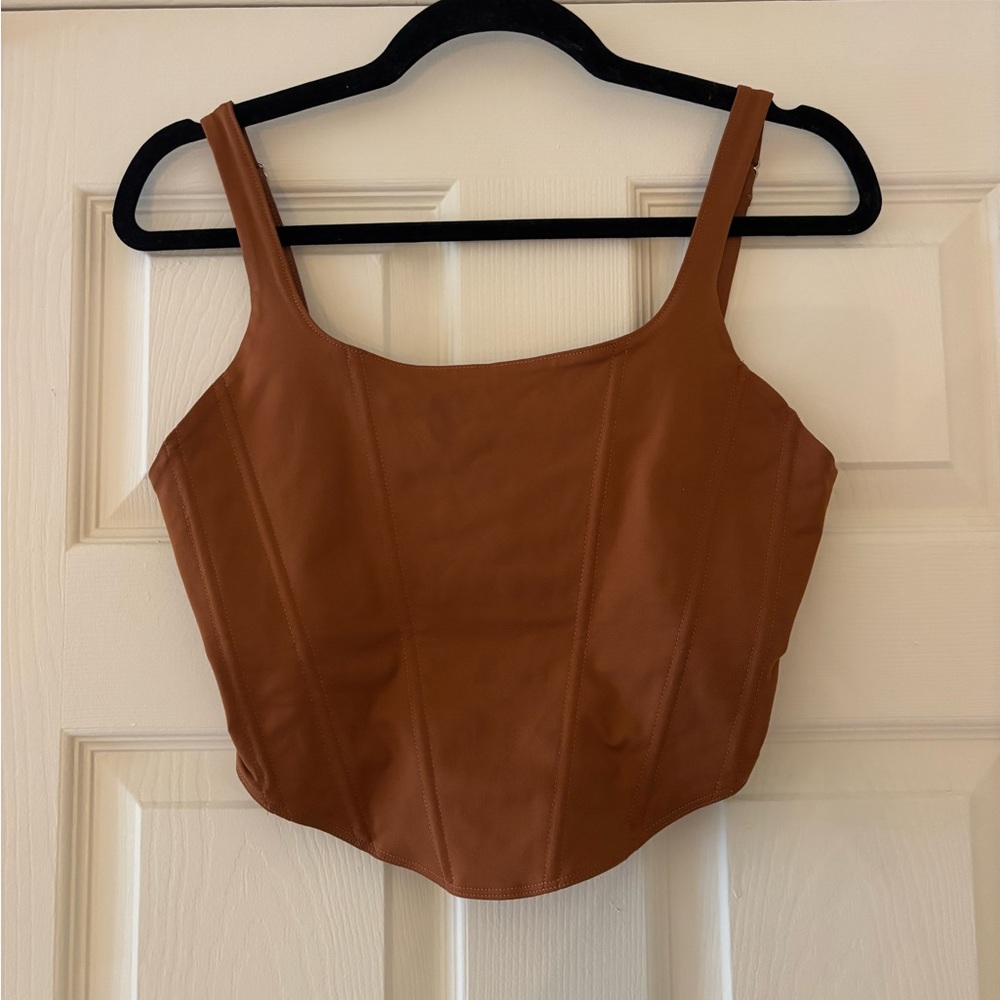 Brown Corset Top